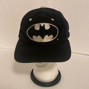 ‎Vintage 1991 DC Comics Batman Snapback Hat Cap Gray Black Collectible